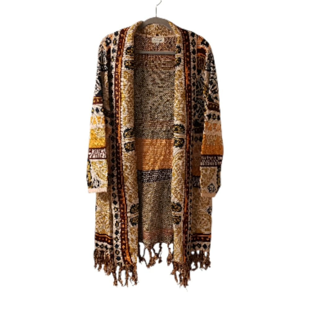 NEW! Bohemian Patchwork Cardigan